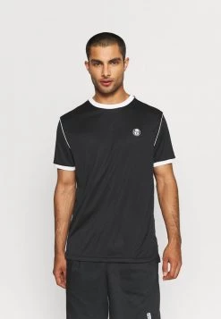 Sergio Tacchini MAN - Print T-shirt - Anthracite/blanc De Blanc