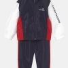 Sergio Tacchini NUXUNBABY TRACKSUIT SET UNISEX - Tracksuit - Night Sky/tango Red