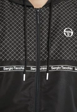 Sergio Tacchini NAPIER TRACKSUIT - Tracksuit - Anthracite/silver -Sergio Tacchini Sales 8c819a4c48ba41c0989192de9b1c09da