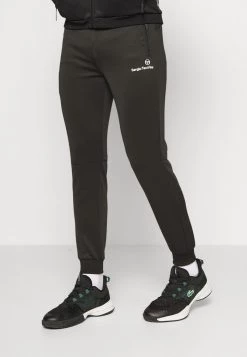 Sergio Tacchini DONET PANTS - Tracksuit Bottoms - Black/white -Sergio Tacchini Sales 8d1e5bab925f404ba54b116c8acb96ef