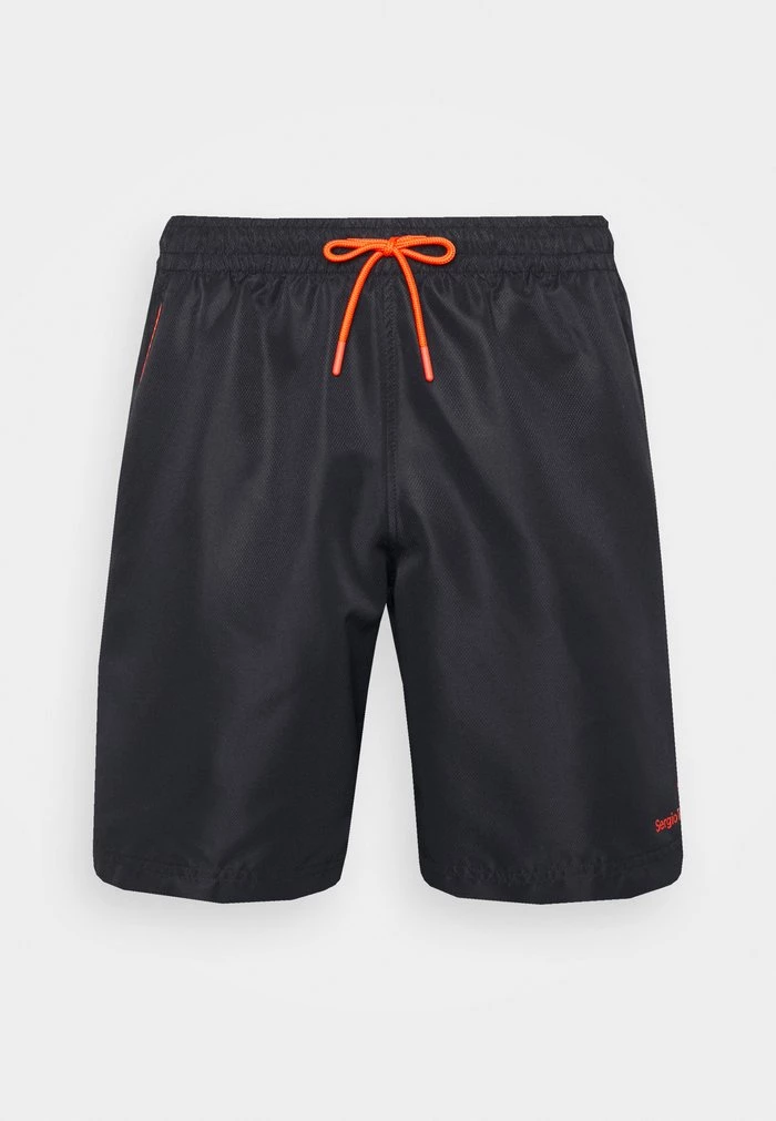 Sergio Tacchini ROB - Sports Shorts - Black/flash Orange 1 Sergio Tacchini ROB - Sports Shorts - Black/flash Orange