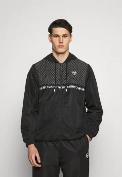 Sergio Tacchini NAPIER TRACKSUIT - Tracksuit - Anthracite/silver