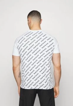 Sergio Tacchini RIPETIZIONE - Print T-shirt - White/black -Sergio Tacchini Sales 91791906106c4c2eb28352342a18fbba