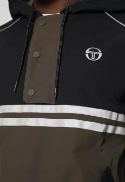 Sergio Tacchini NETEM TRACK JACKET - Training Jacket - Black/olive -Sergio Tacchini Sales 93e7159ae15942b2b34257486070317e