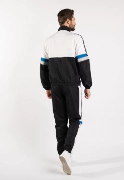 Sergio Tacchini FASCIA TRACKSUIT - Tracksuit - Black Lapis Blue
