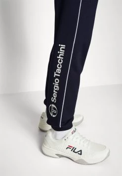 Sergio Tacchini MC STAFF PANTS - Tracksuit Bottoms - Navy/white -Sergio Tacchini Sales 986dbc2d735c49a680a3f5158d963118