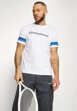 Sergio Tacchini CARSON PANTS - Tracksuit Bottoms - Ebony/white -Sergio Tacchini Sales 9991468140784334897a5b4f8c07c437