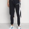 Sergio Tacchini NEST PANT - Tracksuit Bottoms - Dark Blue/orange -Sergio Tacchini Sales 99b2cf9c9032413fb759541ced9be0af