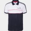 Sergio Tacchini NASTRO - Polo Shirt - White/navy -Sergio Tacchini Sales 9ac9f6d0762f4fd3a4cba4aaa1563e32