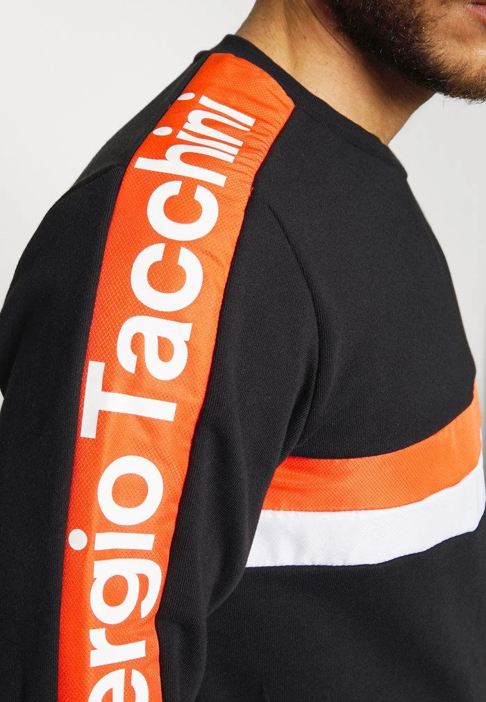 Sergio Tacchini FASCIA - Sweatshirt - Black/flash Orange 6 Sergio Tacchini FASCIA - Sweatshirt - Black/flash Orange - Image 6