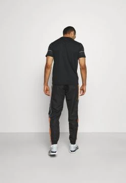 Sergio Tacchini ABITA TRACK PANTS - Tracksuit Bottoms - Black/orange -Sergio Tacchini Sales 9ce587d01f344ee5b568435889e04fe4