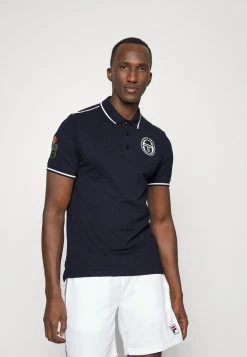 Sergio Tacchini MC STAFF - Polo Shirt - Navy/white