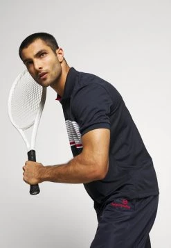 Sergio Tacchini CARSON PANTS - Tracksuit Bottoms - Navy/red -Sergio Tacchini Sales a06e348acf154a9589b5b8412fcc26bc