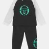 Sergio Tacchini BABY TRACKSUIT SET UNISEX - Tracksuit - Anthracite/biscay Green