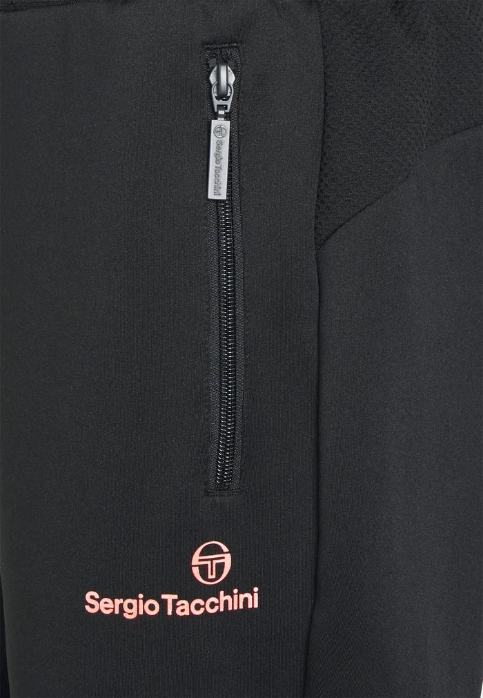 Sergio Tacchini DONET PANTS - Tracksuit Bottoms - Black/flash Orange 3 Sergio Tacchini DONET PANTS - Tracksuit Bottoms - Black/flash Orange - Image 3