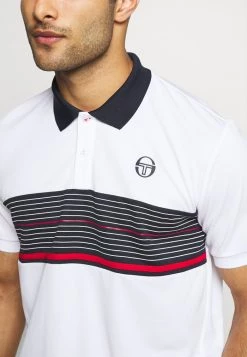 Sergio Tacchini NATAVOT - Polo Shirt - White/red -Sergio Tacchini Sales ac4387216e584f73a4a7c7831a660f3a