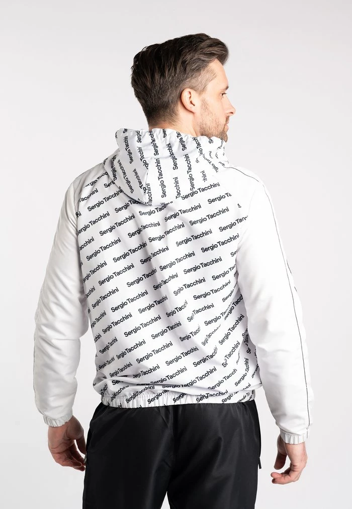 Sergio Tacchini Training Jacket - White Black 2 Sergio Tacchini Training Jacket - White Black - Image 2