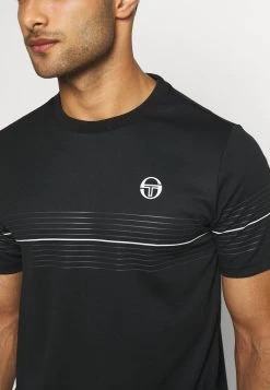 Sergio Tacchini NUNTENG - Print T-shirt - Black -Sergio Tacchini Sales b0ed887aeb714d2ba9aea5e014d650c1