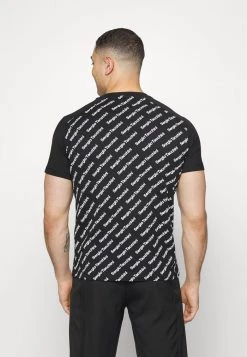 Sergio Tacchini RIPETIZIONE - Print T-shirt - Black/white -Sergio Tacchini Sales b129503978ba48ab9a7ae1faaa0842f3