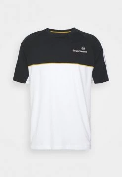 Sergio Tacchini NASTRO - Print T-shirt - Black/harvest Gold