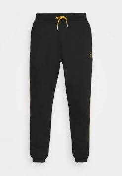 Sergio Tacchini NASTI PANT - Tracksuit Bottoms - Anthracite/gold -Sergio Tacchini Sales b31f2998461944e9bd4a845f83c04a6f