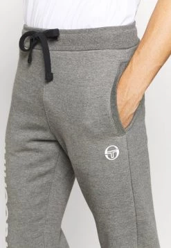 Sergio Tacchini NIZARD PANT - Tracksuit Bottoms - Dark Grey/white -Sergio Tacchini Sales b6311379723a40fd86b46765fe1b01b4
