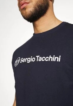 Sergio Tacchini ABELIA - Print T-shirt - Blue/red -Sergio Tacchini Sales b760ab6452bc45b9be40c35523e737b3