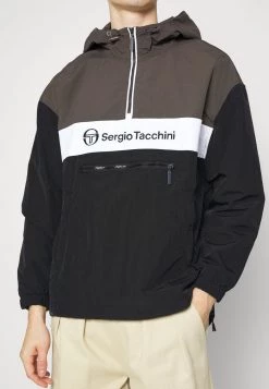 Sergio Tacchini ANORAK - Windbreaker - Black/olive/anthracite 16 Sergio Tacchini ANORAK - Windbreaker - Black/olive/anthracite -Sergio Tacchini Sales bdd78b3c38c54d7fbf1139f615888057