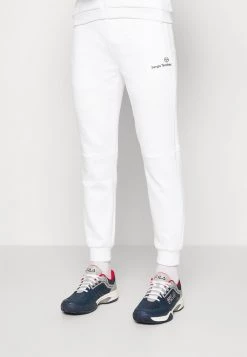 Sergio Tacchini DONET PANTS - Tracksuit Bottoms - Whit/black