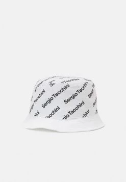 Sergio Tacchini RIPETIZIONE BUCKET HAT - Hat - White/black