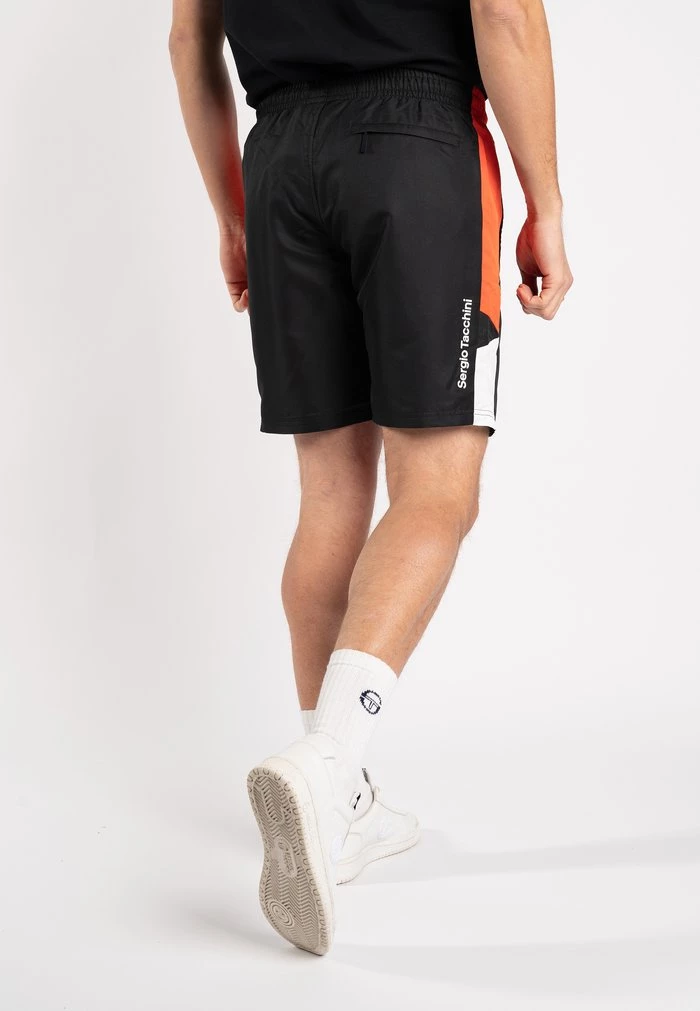 Sergio Tacchini Sports Shorts - Black Flash Orange 2 Sergio Tacchini Sports Shorts - Black Flash Orange - Image 2