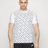 Sergio Tacchini RIPETIZIONE - Print T-shirt - White/black -Sergio Tacchini Sales c498a9eeaadf4e3eb867d4b9c3e8516f