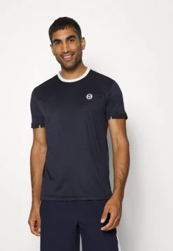 Sergio Tacchini DELETIONLIST TENNIS YOUNGLINE PRO - Print T-shirt - Night Sky/blanc De Blanc