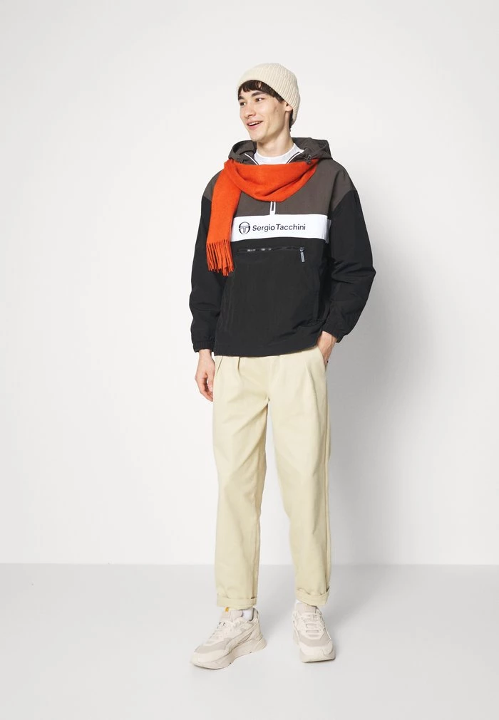 Sergio Tacchini ANORAK - Windbreaker - Black/olive/anthracite 5 Sergio Tacchini ANORAK - Windbreaker - Black/olive/anthracite - Image 5