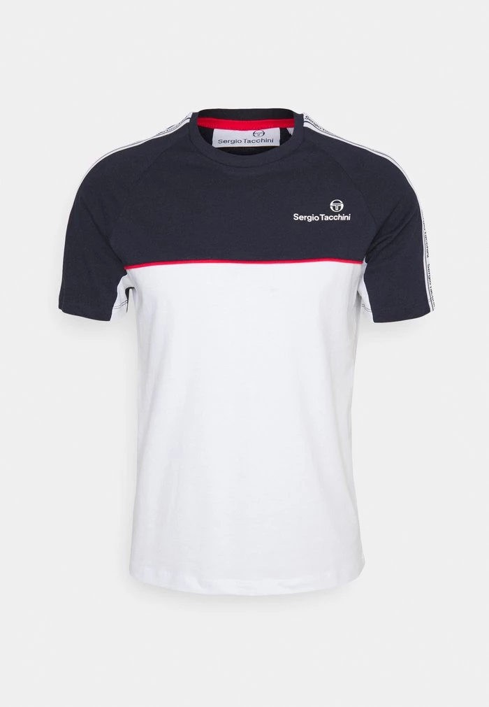 Sergio Tacchini NASTRO - Print T-shirt - Navy/white 5 Sergio Tacchini NASTRO - Print T-shirt - Navy/white - Image 5