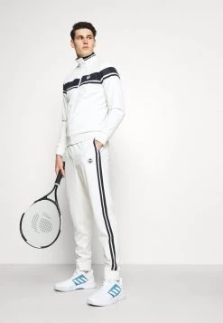 Sergio Tacchini TRACK PANTS YOUNGLINE - Tracksuit Bottoms - Blanc De Blanc/night Sky -Sergio Tacchini Sales cd05aaacc38b45c19cce53097f3a29c1