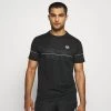 Sergio Tacchini NUNTENG - Print T-shirt - Black -Sergio Tacchini Sales cf41a859aec74155ac0cd52f0da51cd5