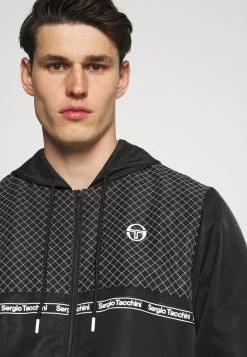 Sergio Tacchini NAPIER TRACKSUIT - Tracksuit - Anthracite/silver -Sergio Tacchini Sales cf9292ae0a884062b12f8cdd5a0470b4