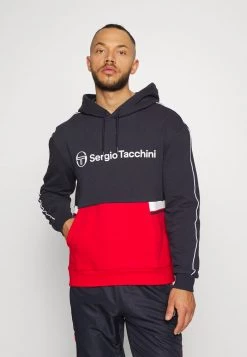 Sergio Tacchini ALOE - Hoodie - Navy/tango Red