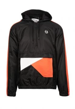 Sergio Tacchini EQUILATERO TRACK JACKET - Training Jacket - Black/orange -Sergio Tacchini Sales d14f0c120f2d4ec4a9e5504fc5bc1560