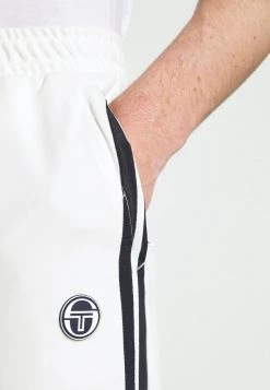 Sergio Tacchini TRACK PANTS YOUNGLINE - Tracksuit Bottoms - Blanc De Blanc/night Sky -Sergio Tacchini Sales d206f702c25e480f9553df93020a12b8