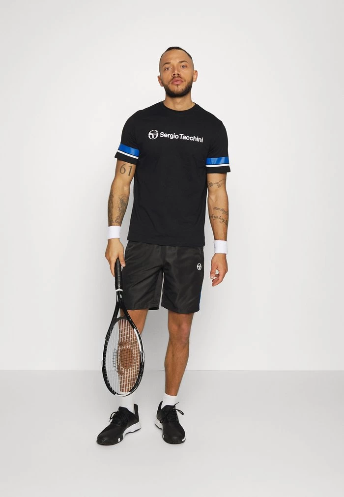 Sergio Tacchini ABELIA - Print T-shirt - Black/lapis Blue 2 Sergio Tacchini ABELIA - Print T-shirt - Black/lapis Blue - Image 2