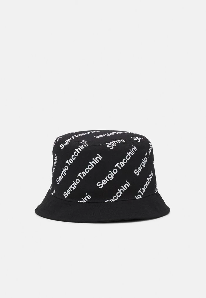 Sergio Tacchini RIPETIZIONE BUCKET HAT - Hat - Black/white 2 Sergio Tacchini RIPETIZIONE BUCKET HAT - Hat - Black/white - Image 2