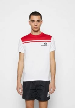 Sergio Tacchini NEW YOUNG LINE TEE - Print T-shirt - White/tango Red 9 Sergio Tacchini NEW YOUNG LINE TEE - Print T-shirt - White/tango Red -Sergio Tacchini Sales d8c8a51d4e844e189e8b59d65d9f27c4