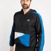 Sergio Tacchini EQUILATERO TRACK JACKET - Training Jacket - Black Lapis Blue -Sergio Tacchini Sales d9b94338d4aa46498afe707f96d0331c