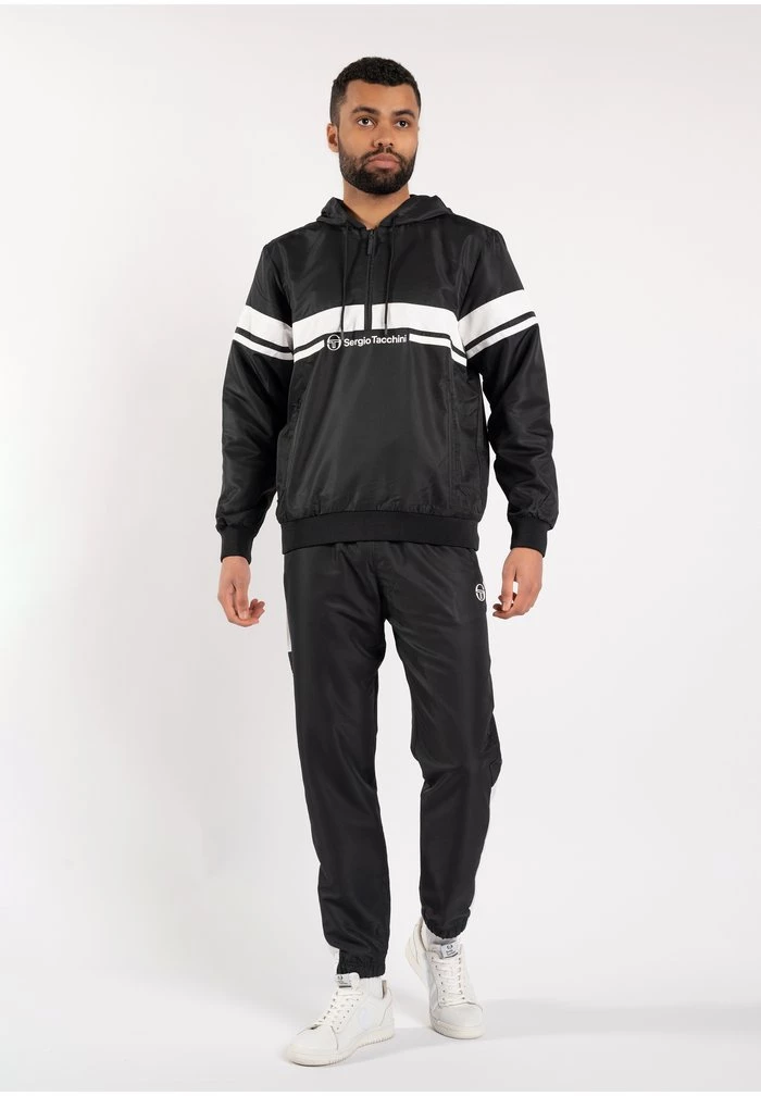 Sergio Tacchini ANICE - Training Jacket - Black White 2 Sergio Tacchini ANICE - Training Jacket - Black White - Image 2