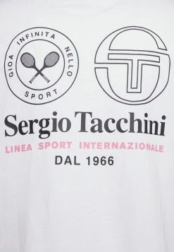 Sergio Tacchini LINEA SPORT TEE - Print T-shirt - White -Sergio Tacchini Sales dcf549d42e13429198d19aa0c617d850
