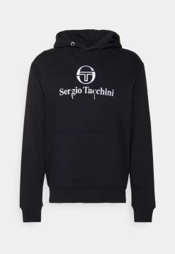 Sergio Tacchini HERITAGE LOGO HOODIE - Sweatshirt - Black