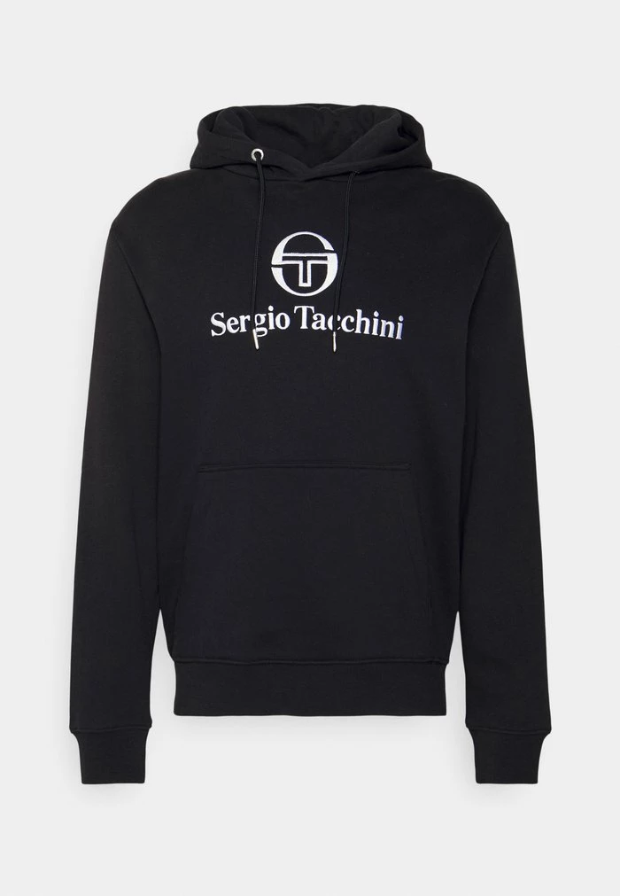 Sergio Tacchini HERITAGE LOGO HOODIE - Sweatshirt - Black 1 Sergio Tacchini HERITAGE LOGO HOODIE - Sweatshirt - Black