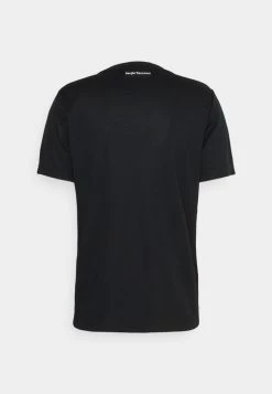 Sergio Tacchini EQUILATERO - Print T-shirt - Black/flash Orange -Sergio Tacchini Sales e46c30a114054ade8abc3a0776ed0285